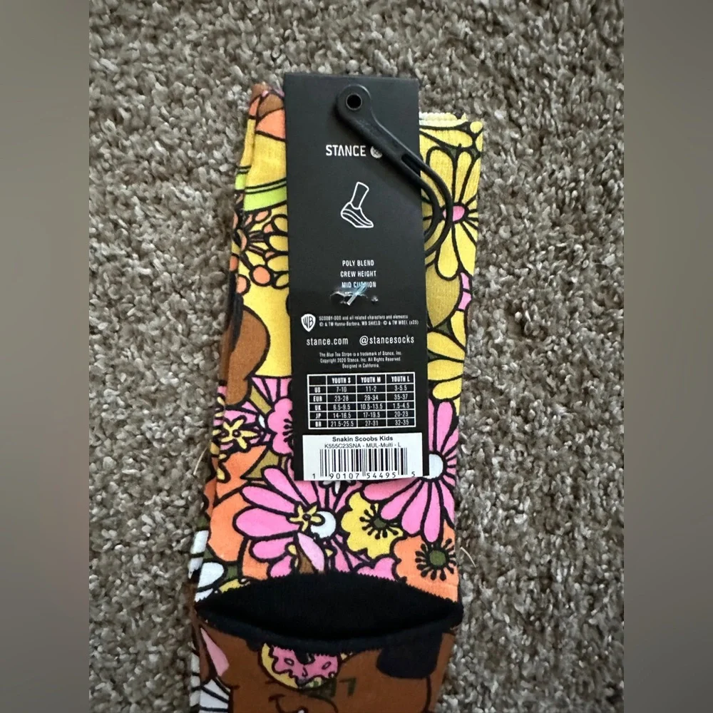 Stance scooby doo theme socks kids casual
